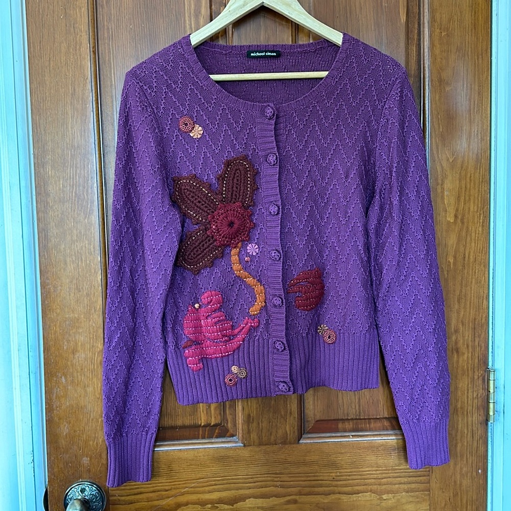 Michael Simon Cardigan Sweater L